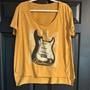 Next Level Apparel Mustard T-Shirt